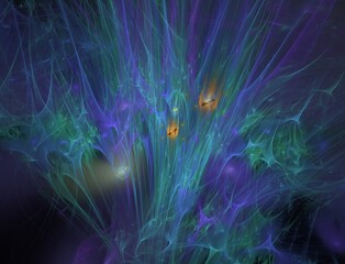 Imaginatory fractal abstract background Image