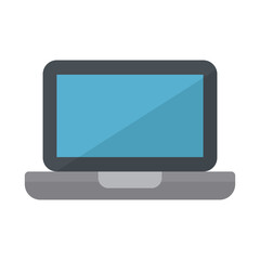 lcd tv monitor vector clipart isolated white background