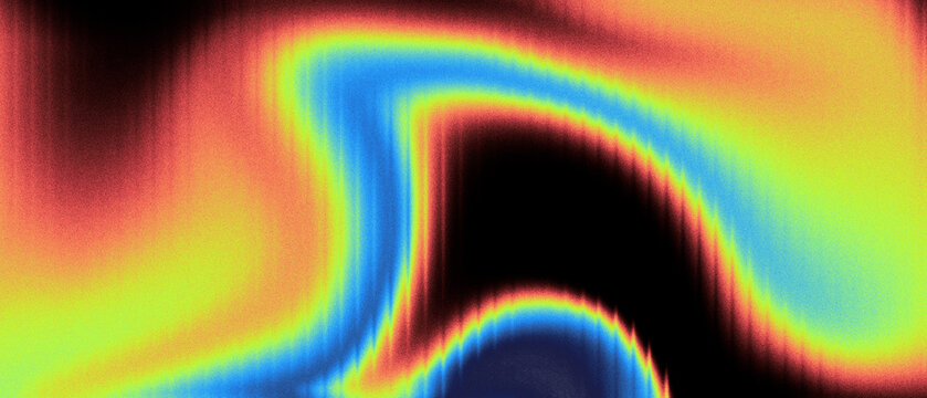 Abstract Glass ripple texture with dark gradient background and vivid colors . Futuristic distortion, moody abstract glow	