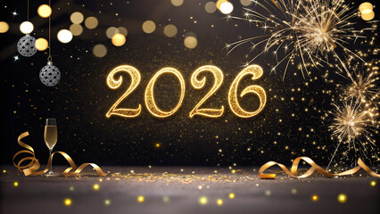 Golden Sparkle Welcome to 2026