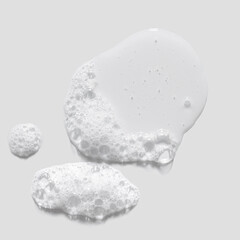 cosmetic textures, hair care product swatch, shampoo, soap, balm