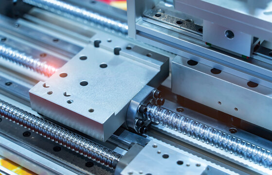 The lead screw shaft spare part of CNC machine