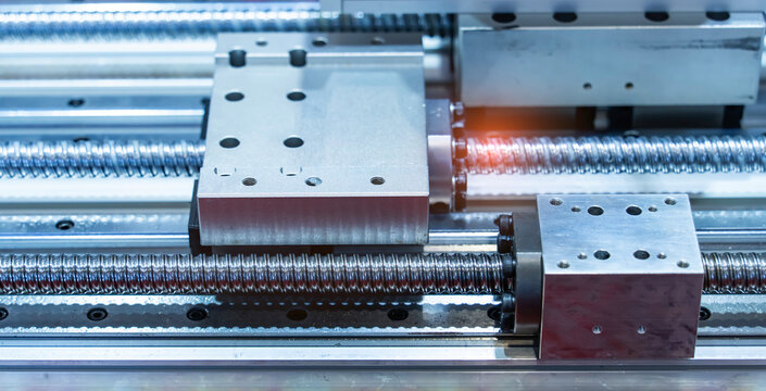 The lead screw shaft spare part of CNC machine