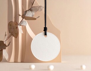 Round Hanging Tag – PNG Transparent Background