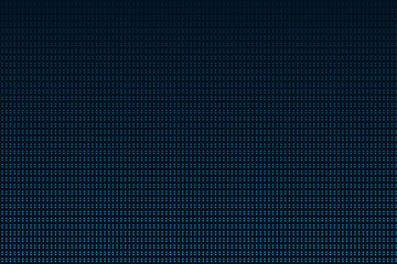 Blue pixel grid pattern on digital screen technology background