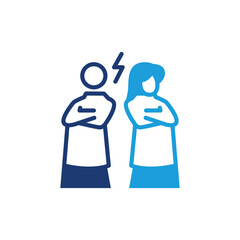 Obraz premium Judicial separation colored icon vector design good for web or mobile app