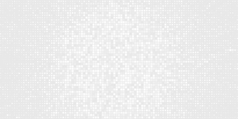 Dot white gray wave light technology texture background. Abstract big data digital concept. vector ilustration.