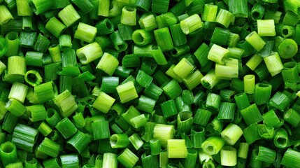 Chopped green onions background