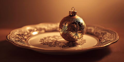 Wicker Basket with Colorful Textiles