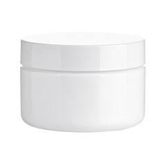 White Cosmetic Jar – PNG Transparent Background
