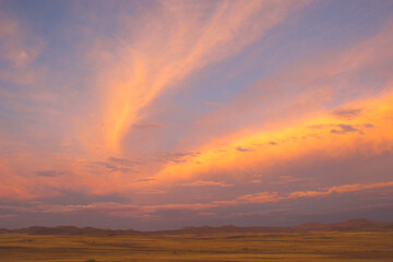 dramatic colorful clouds in the sky 299