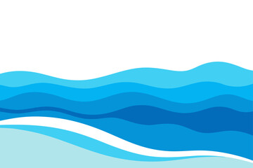 Blue water wave pattern