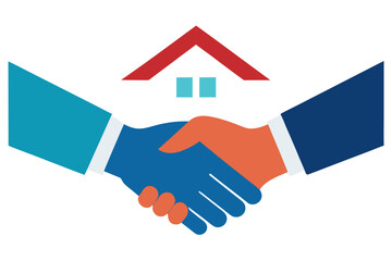 Handshake and house deal