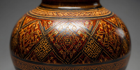 Wicker Basket with Colorful Textiles