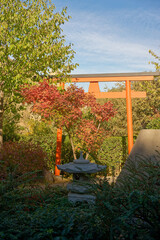 Japanese garden in National Botanical Garden of Georgia.