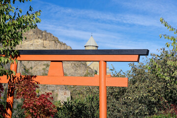 Japanese garden in National Botanical Garden of Georgia.