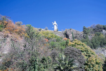 Autumn landscape in National Botanical Garden of Georgia.