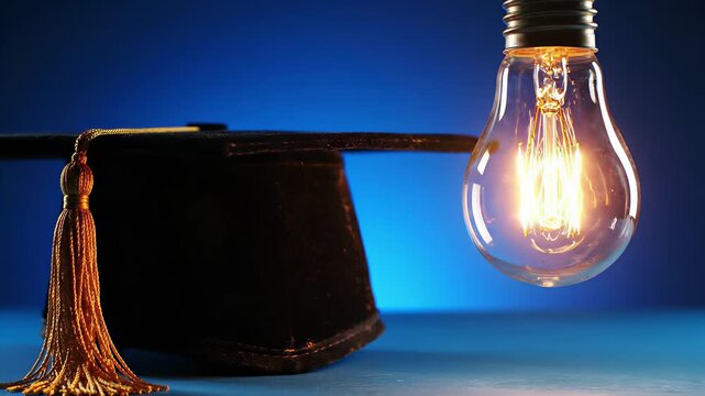 Innovative, creative, and educational concept of infinite possibilities featuring endless light bulbs in various arrangements, sparking curiosity and encouraging users to think outside the box.