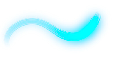 Sky blue neon light straight line isolated on transparent background. glowing sparkle effect. bright laser stripe for design and decoration. electric energy