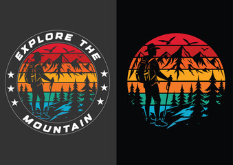 Mountain T Shirt Design