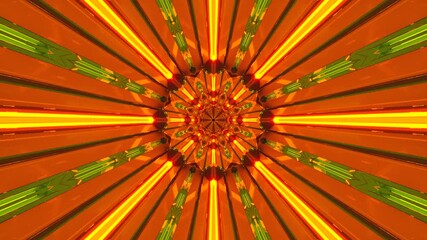 Vibrant tunnel video loop with seamless transitions and striking color patterns for immersive screensaver experiences