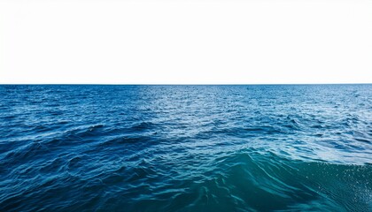 Fototapeta premium Sea Water Surface Cut Out Transparent Background Png