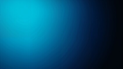 Obraz premium Gradient of blue shades fading from light turquoise to dark navy and black in the right corner