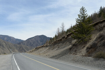 Chuisky tract along the Katun River, Altai Republic, Siberia, Russia