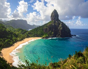 Fernando de Noronha: A breathtaking landscape of paradise with turquoise waters