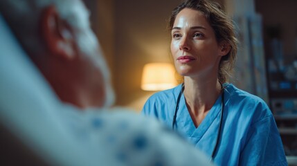 Professional Monitoring Patient's Vitals in Clinic