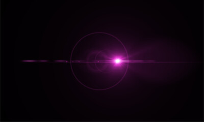 Lens flare effect overlay purple light leak for photography and graphic design resources