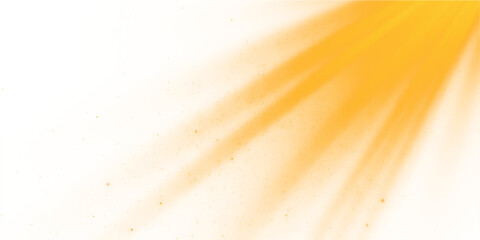 Abstract golden light rays background for summer and sunshine design element concept art