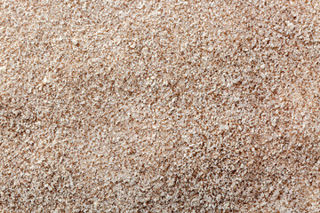 Fresh milled coffee latte powder close up as a background