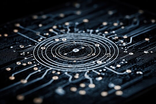 Tech Trade Diplomacy: World Map Etched on Silicon Wafer