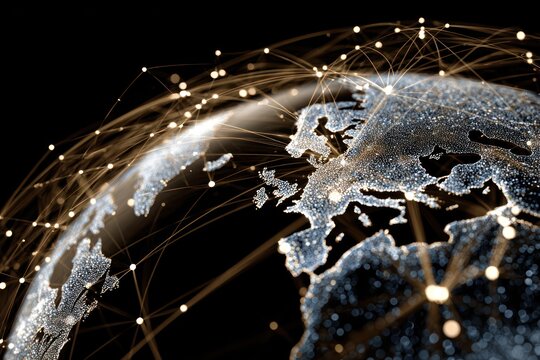Interconnected World: Social Network and Global Trade Systems