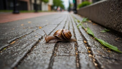 Snails on the road
