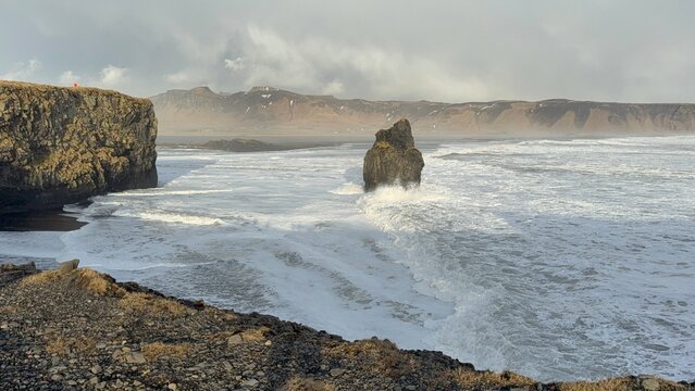 waves on the beach