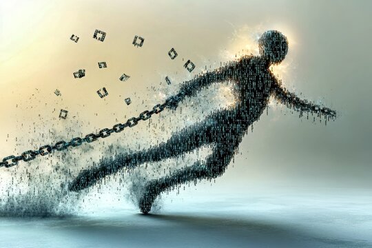 Soulbound token Digital transformation Decentralized autonomous organ - Powered by Adobe