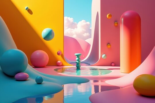 Ai rendering mecool nft Latent space Immersive art Mediatek dimensity