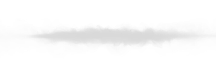 White gentle smoke line effect transparent PNG