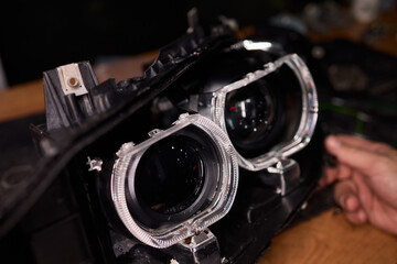 Careful precision is essential when installing a car headlight assembly for optimal performance