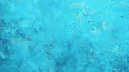 Abstract neon cyan blue paint grunge artistic texture background