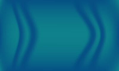 Smooth Abstract Background with Teal and Cyan Gradient and Subtle Vertical Curve Drapery Effect