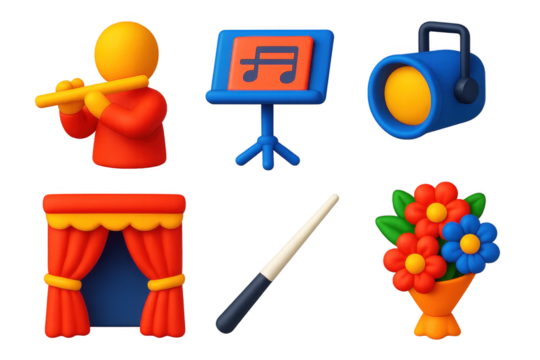 Man in a red shirt plays a flute