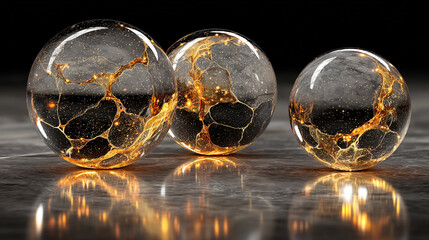 Floating spheres interconnected by glowing lines forming a dynamic network in abstract space representing connectivity, digital systems, futuristic technology, and modern scientific visualization