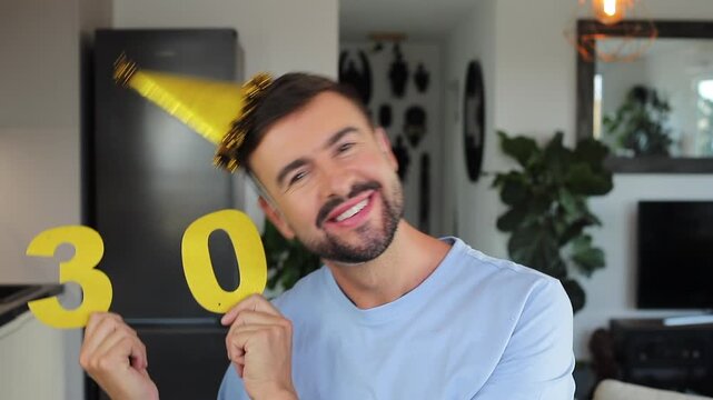 Man turning 30 years old