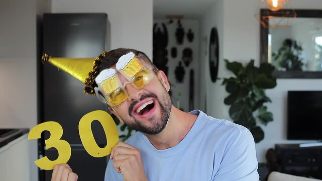 Man turning 30 years old