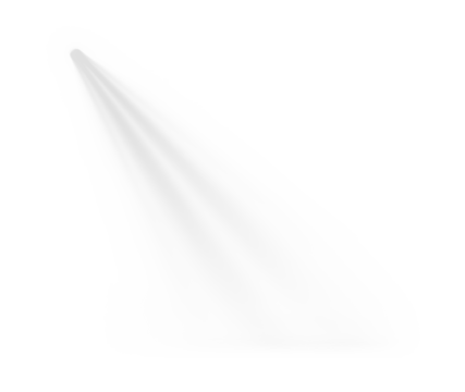 White stage light spotlight effect isolated PNG cutout, transparent background. Design element for event or product