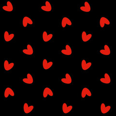 Saint Valentine, hearts, holiday, love, pattern, illustration, textile