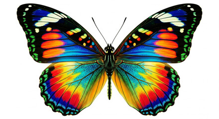 butterfly on white background